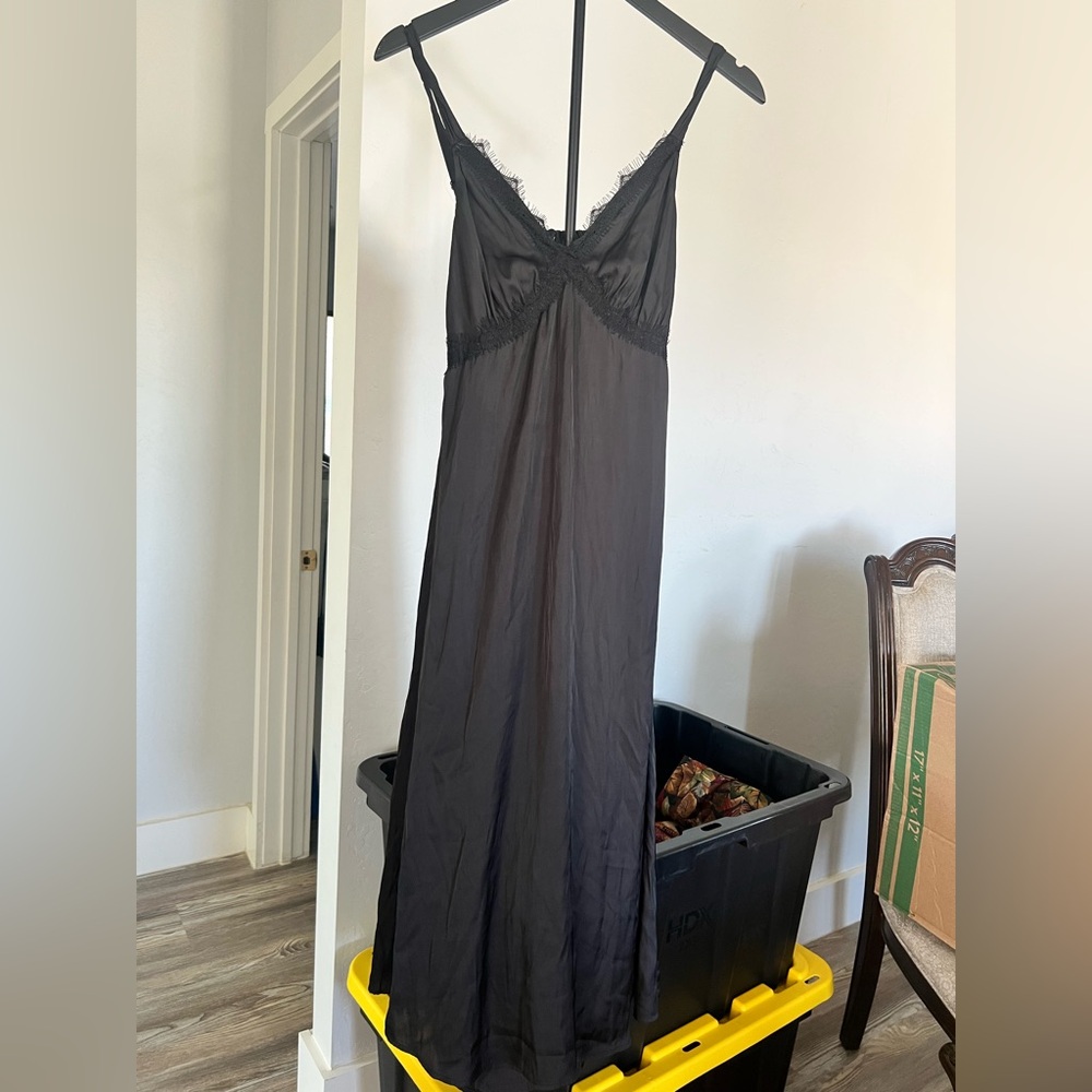 Source Unknown Black Lace Chemise